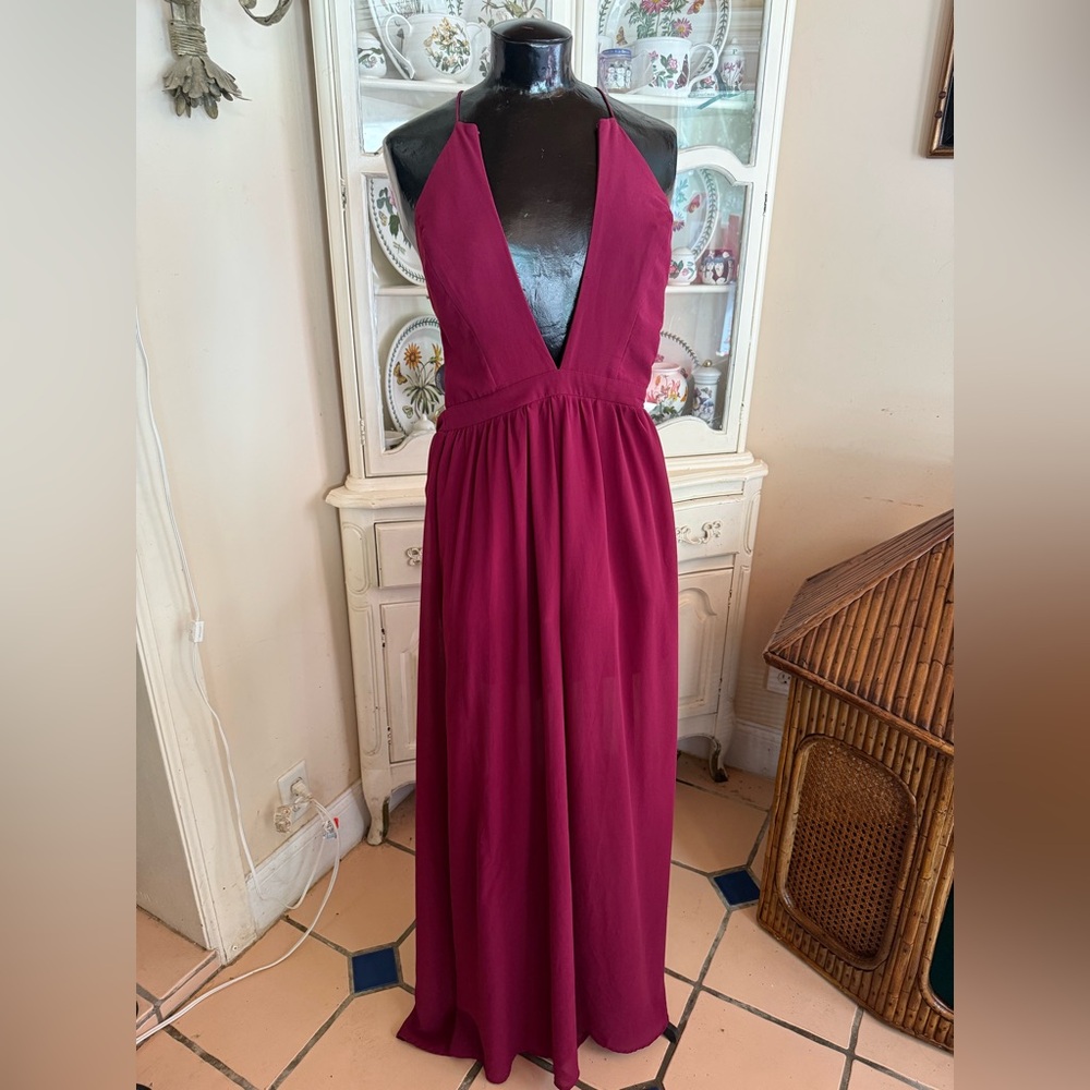TOBI  Maroon Romper Dress Size XS